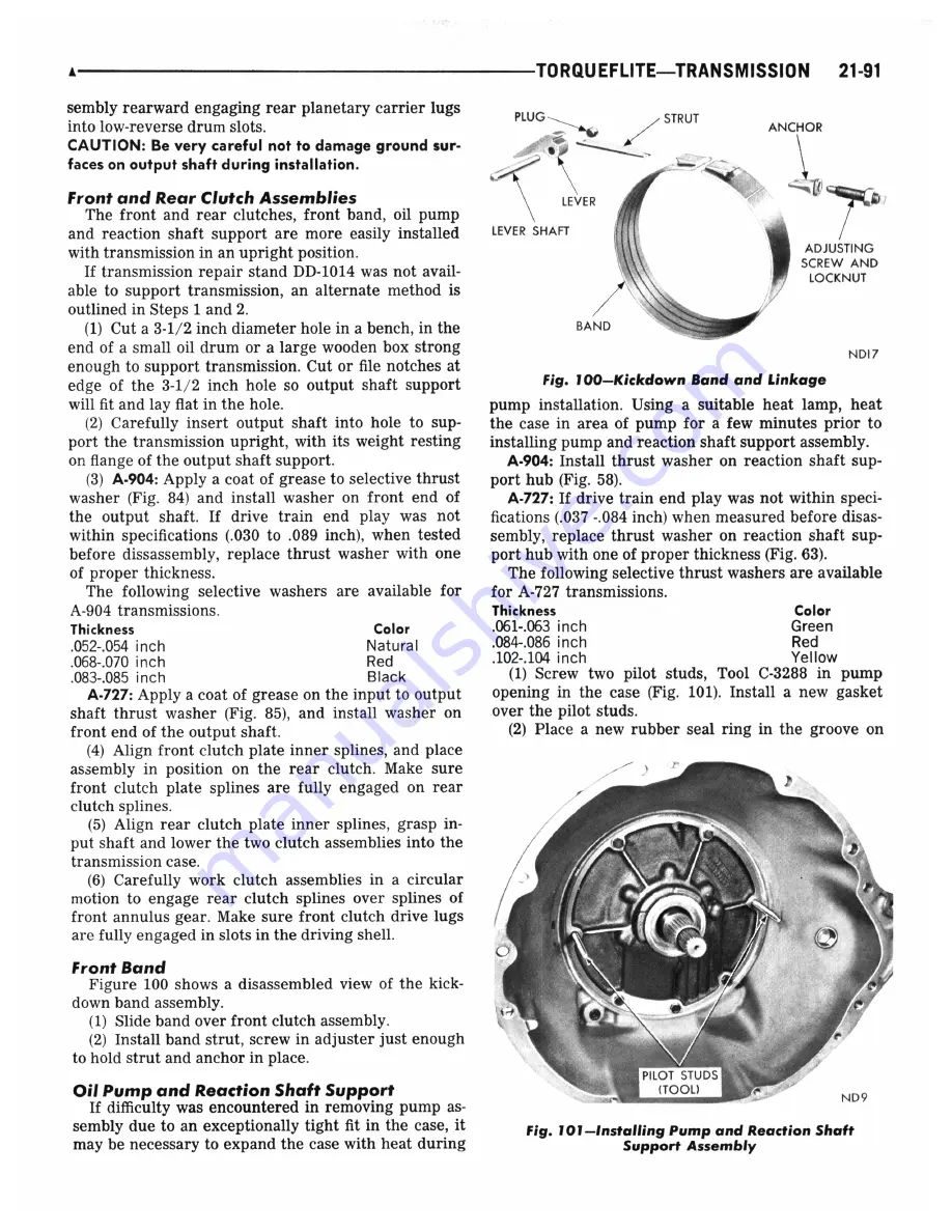 Plymouth Barracuda 1969 Service Manual Download Page 717