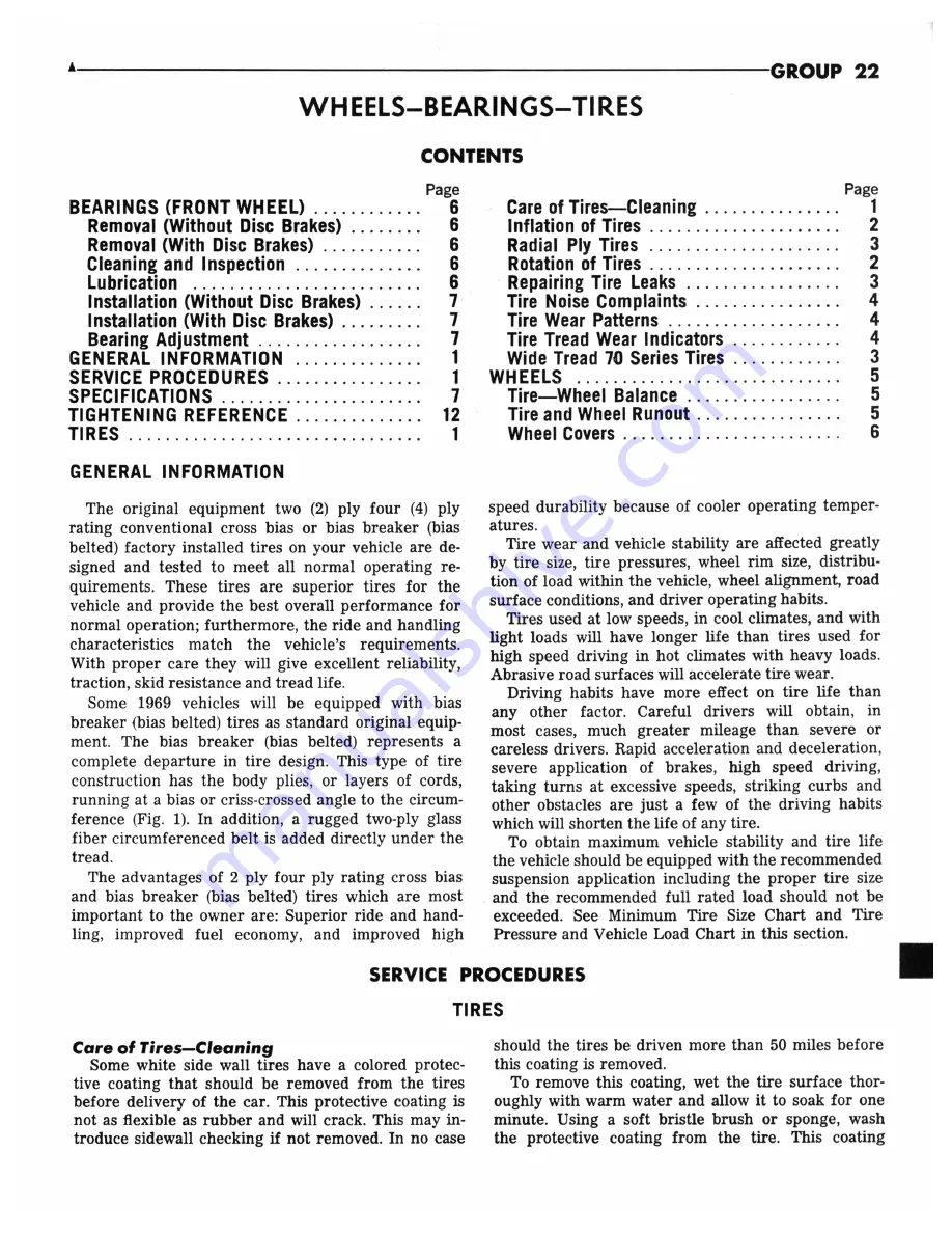 Plymouth Barracuda 1969 Service Manual Download Page 725