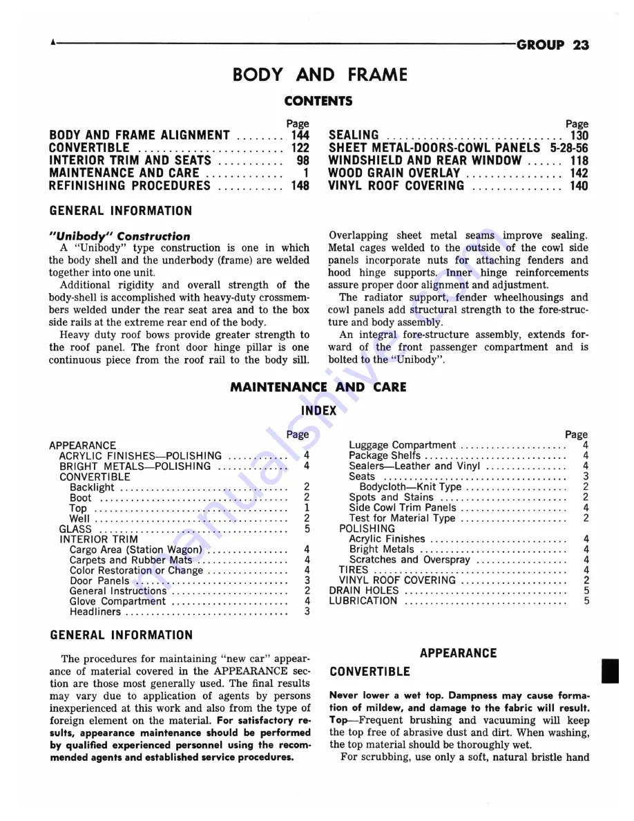 Plymouth Barracuda 1969 Service Manual Download Page 737