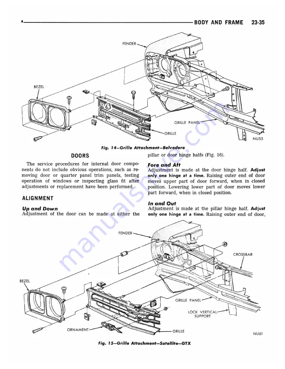 Plymouth Barracuda 1969 Service Manual Download Page 771