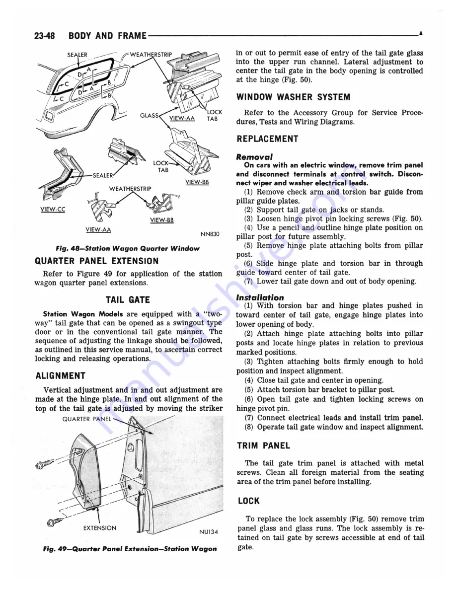 Plymouth Barracuda 1969 Service Manual Download Page 784