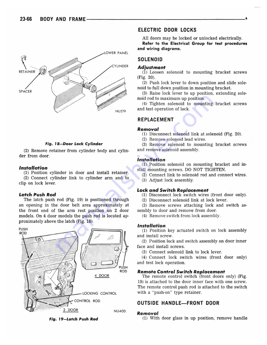 Plymouth Barracuda 1969 Service Manual Download Page 802