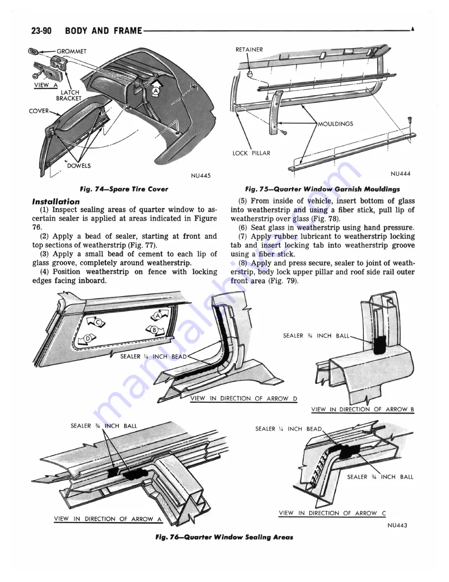 Plymouth Barracuda 1969 Service Manual Download Page 826