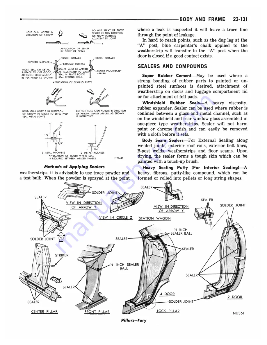 Plymouth Barracuda 1969 Service Manual Download Page 867