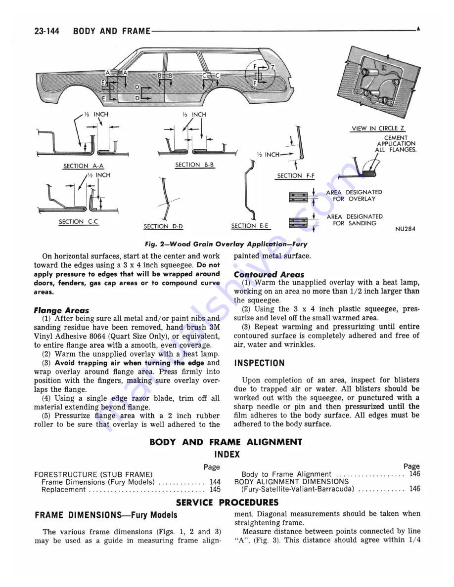 Plymouth Barracuda 1969 Service Manual Download Page 880