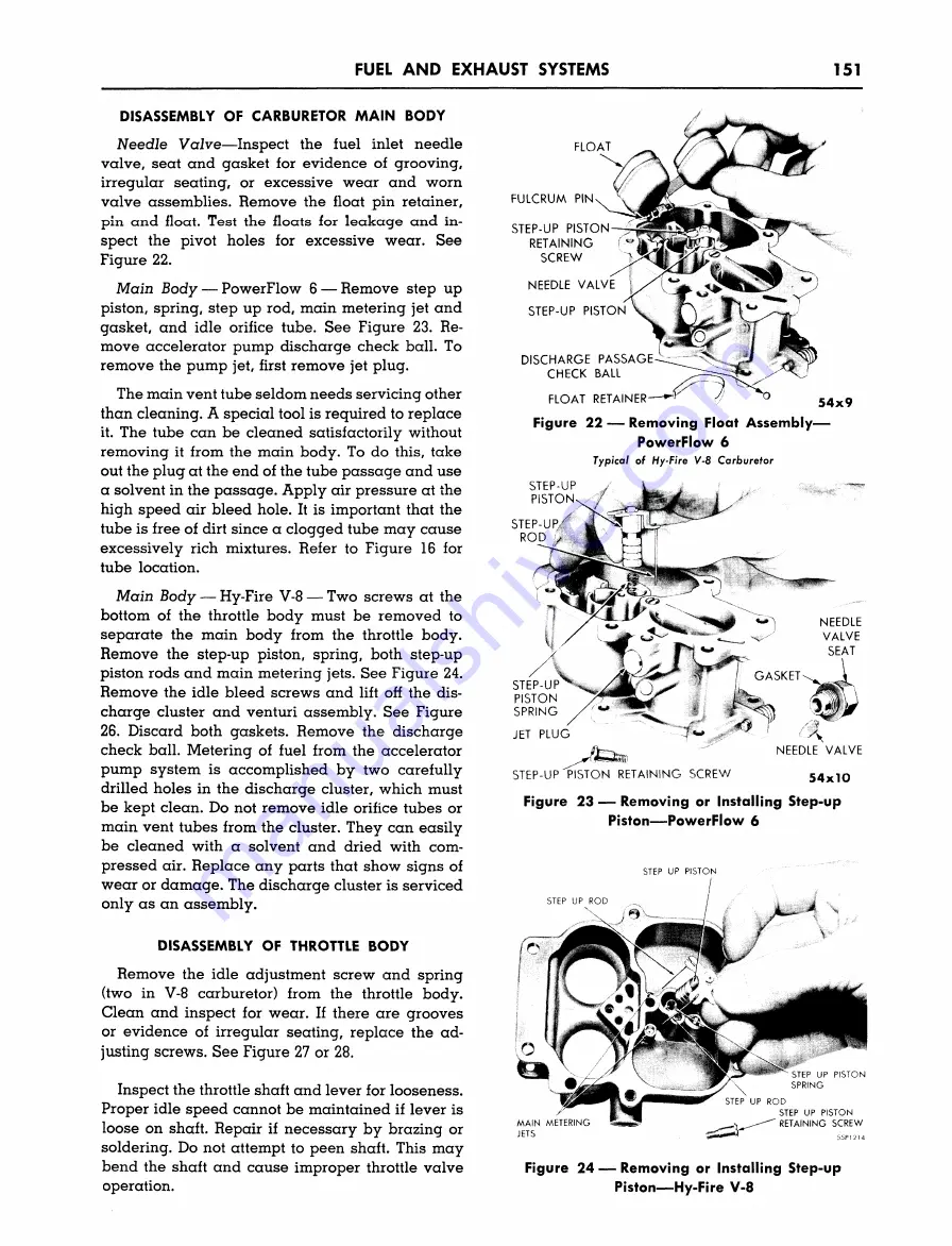 Plymouth Belvedere 1955 Service Manual Download Page 152