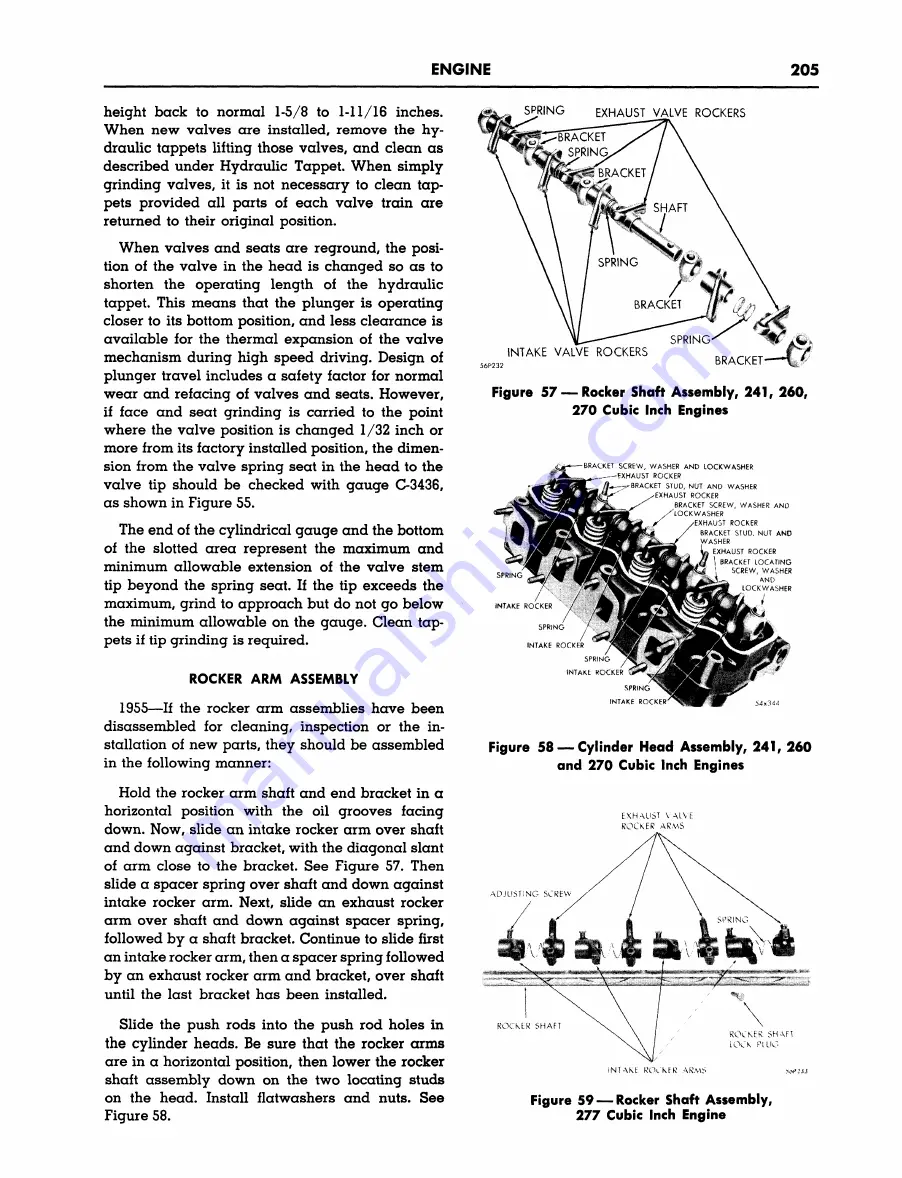 Plymouth Belvedere 1955 Service Manual Download Page 206