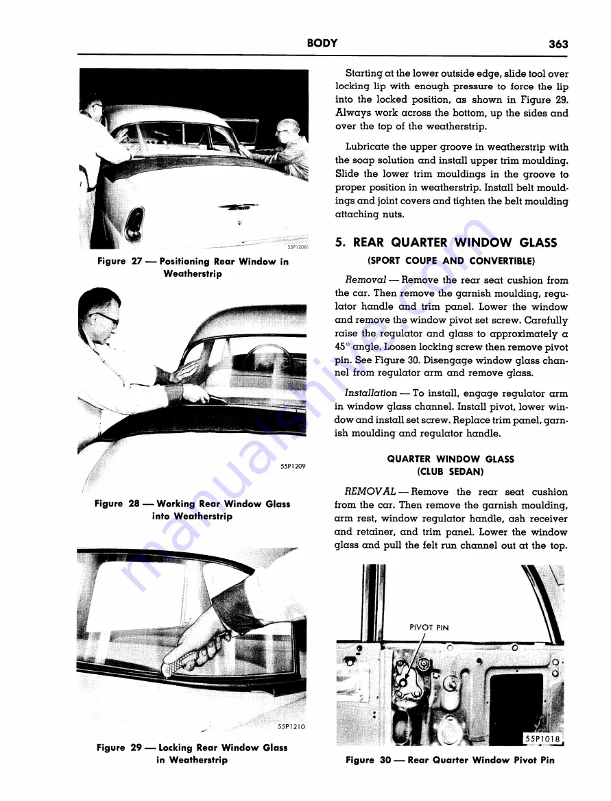 Plymouth Belvedere 1955 Service Manual Download Page 364