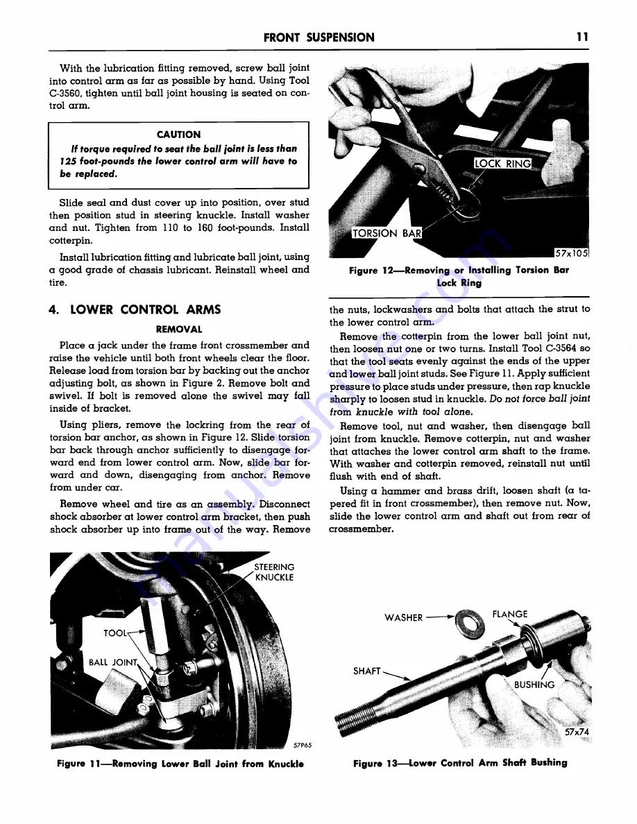 Plymouth Belvedere 1957 Service Manual Download Page 12