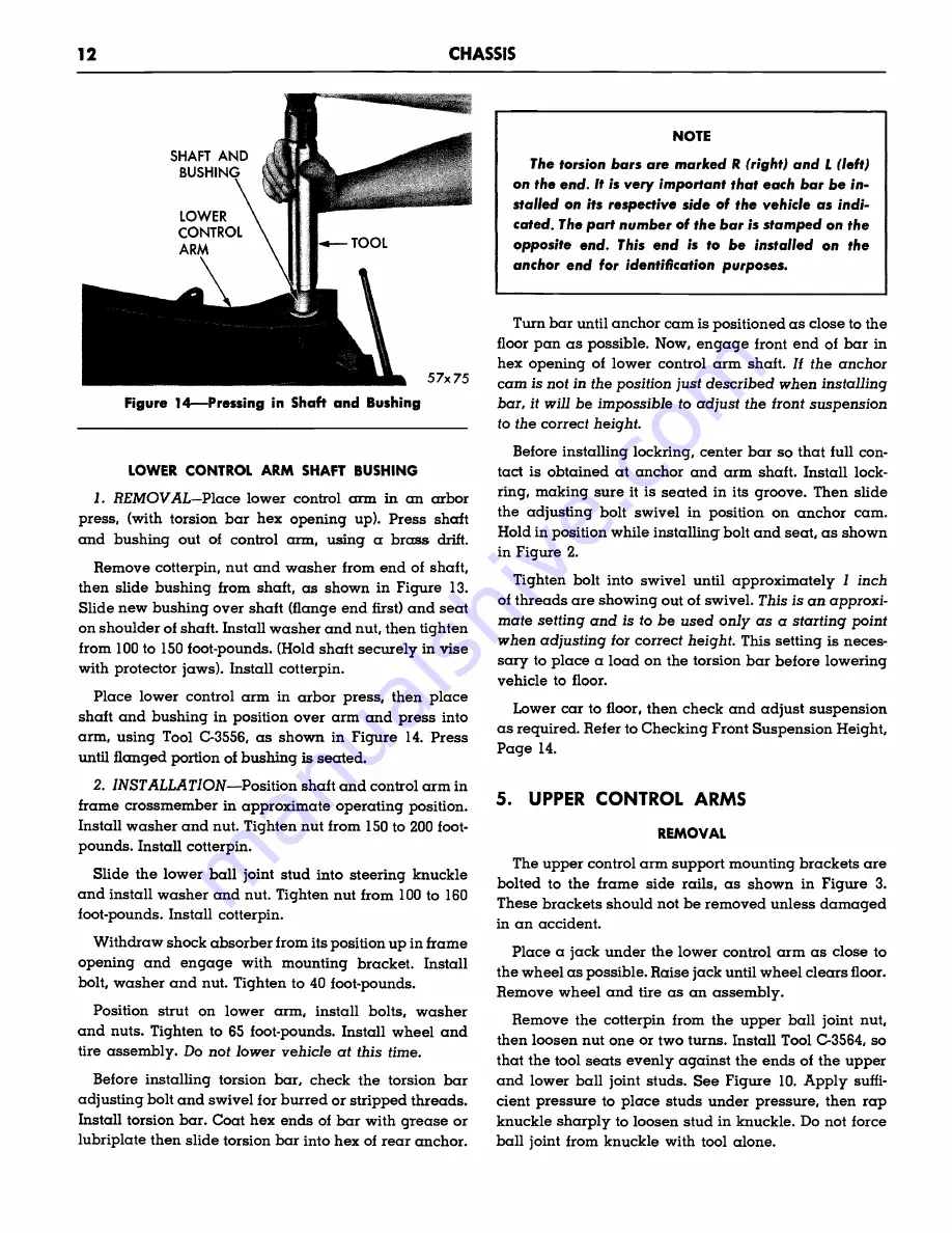 Plymouth Belvedere 1957 Service Manual Download Page 13