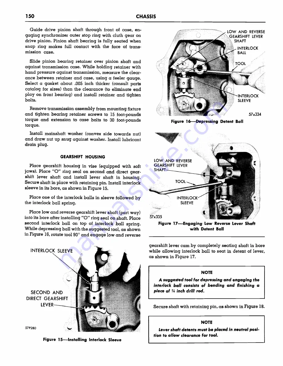 Plymouth Belvedere 1957 Service Manual Download Page 152