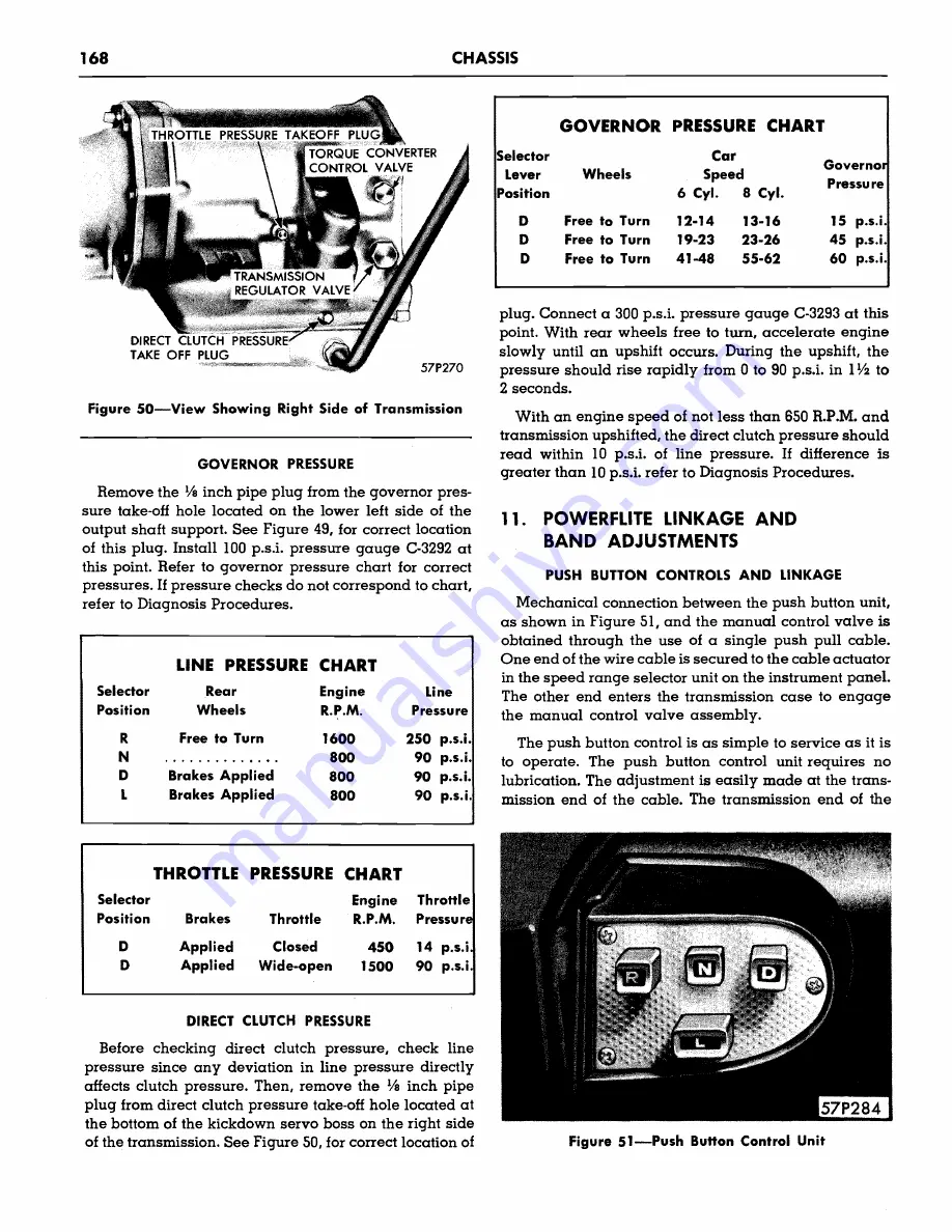 Plymouth Belvedere 1957 Service Manual Download Page 170