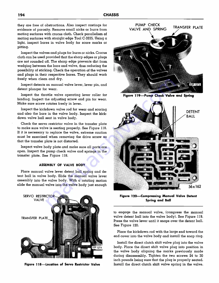 Plymouth Belvedere 1957 Service Manual Download Page 196