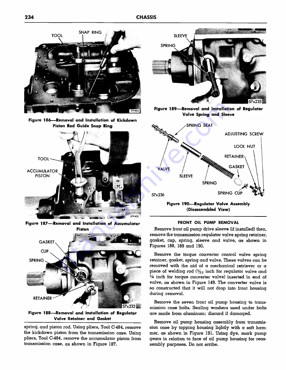 Plymouth Belvedere 1957 Service Manual Download Page 236