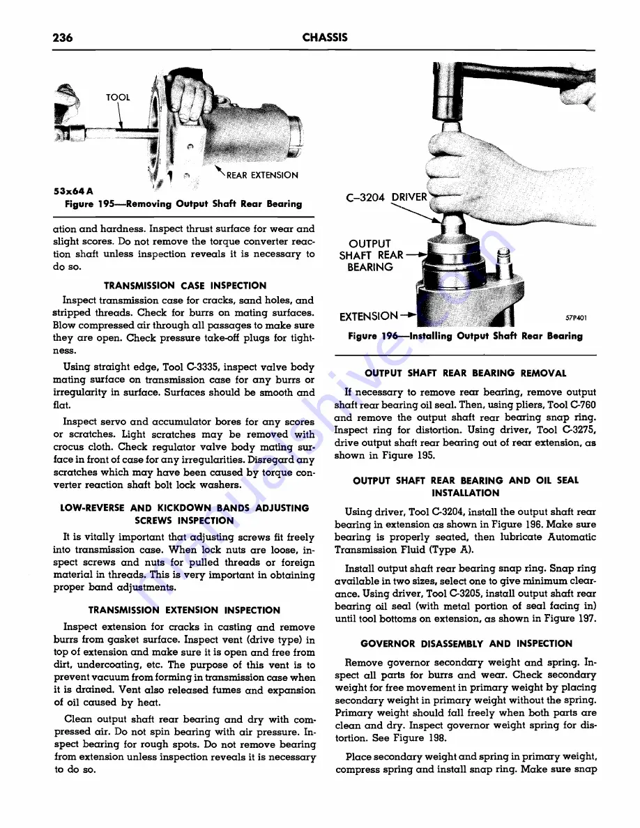 Plymouth Belvedere 1957 Service Manual Download Page 238