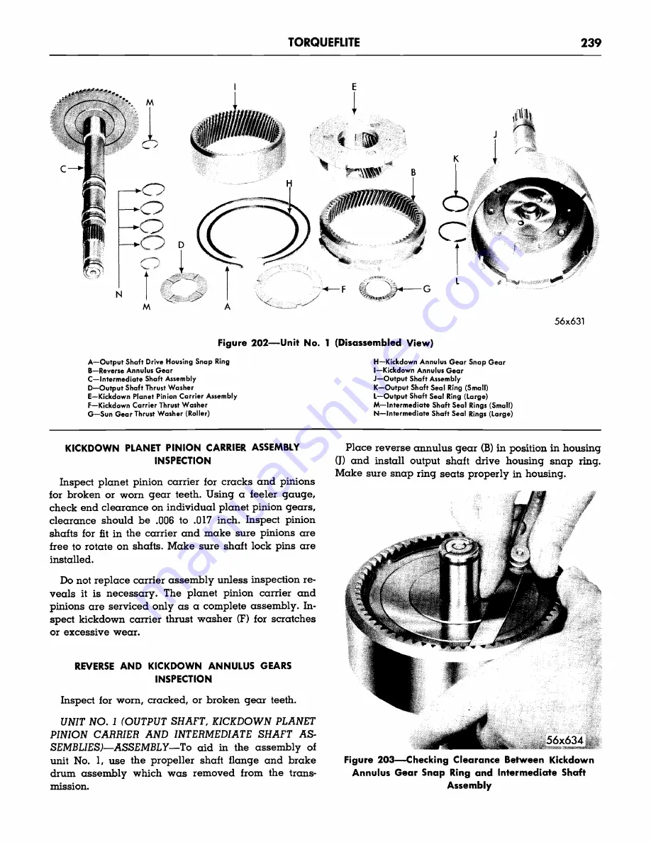 Plymouth Belvedere 1957 Service Manual Download Page 241