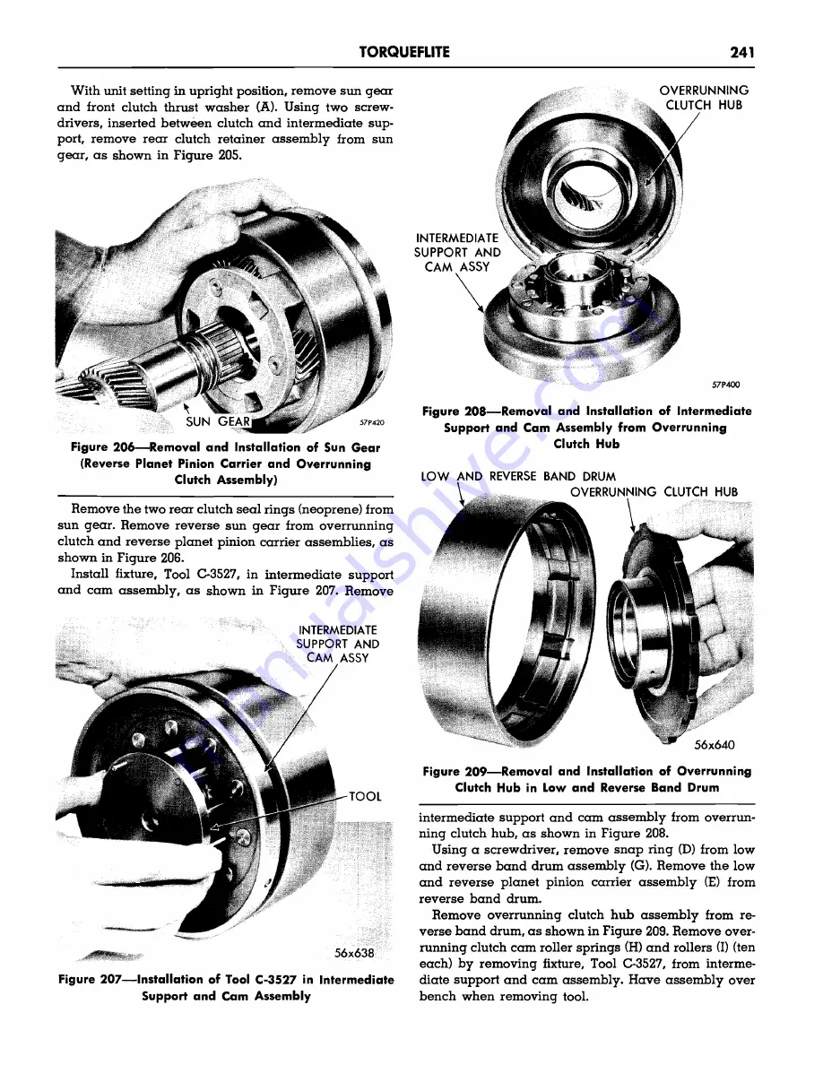 Plymouth Belvedere 1957 Service Manual Download Page 243