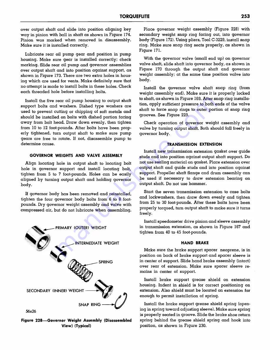 Plymouth Belvedere 1957 Service Manual Download Page 255