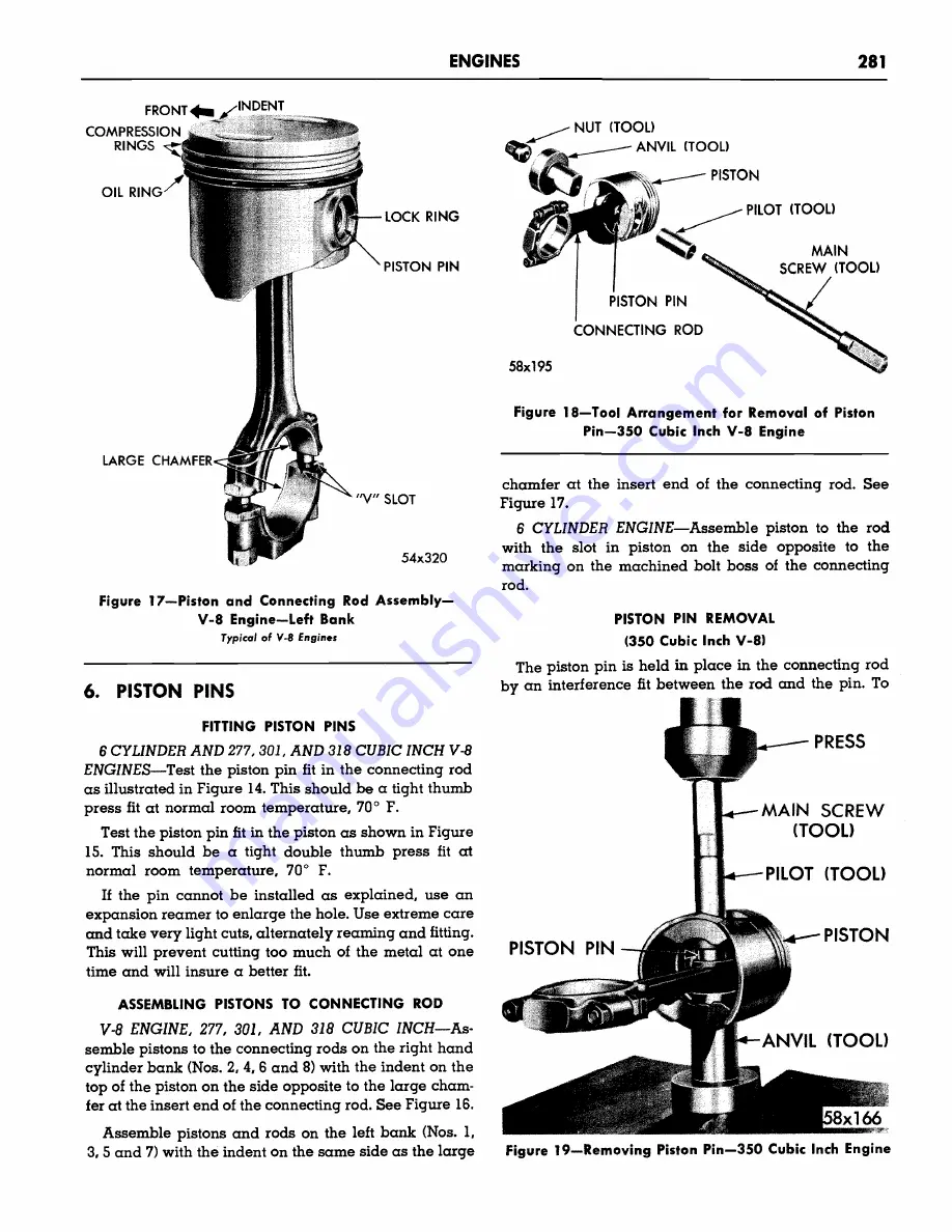 Plymouth Belvedere 1957 Service Manual Download Page 283