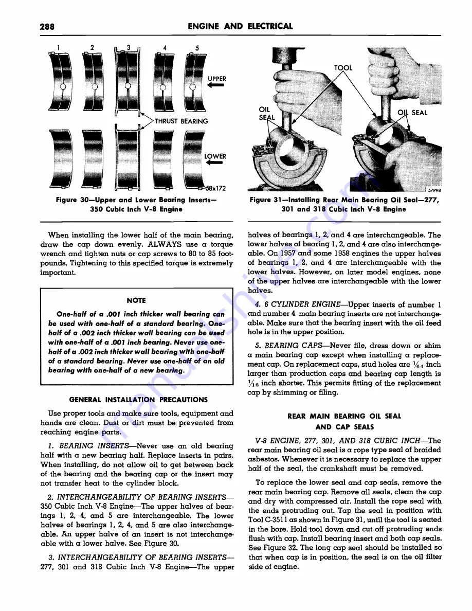 Plymouth Belvedere 1957 Service Manual Download Page 290