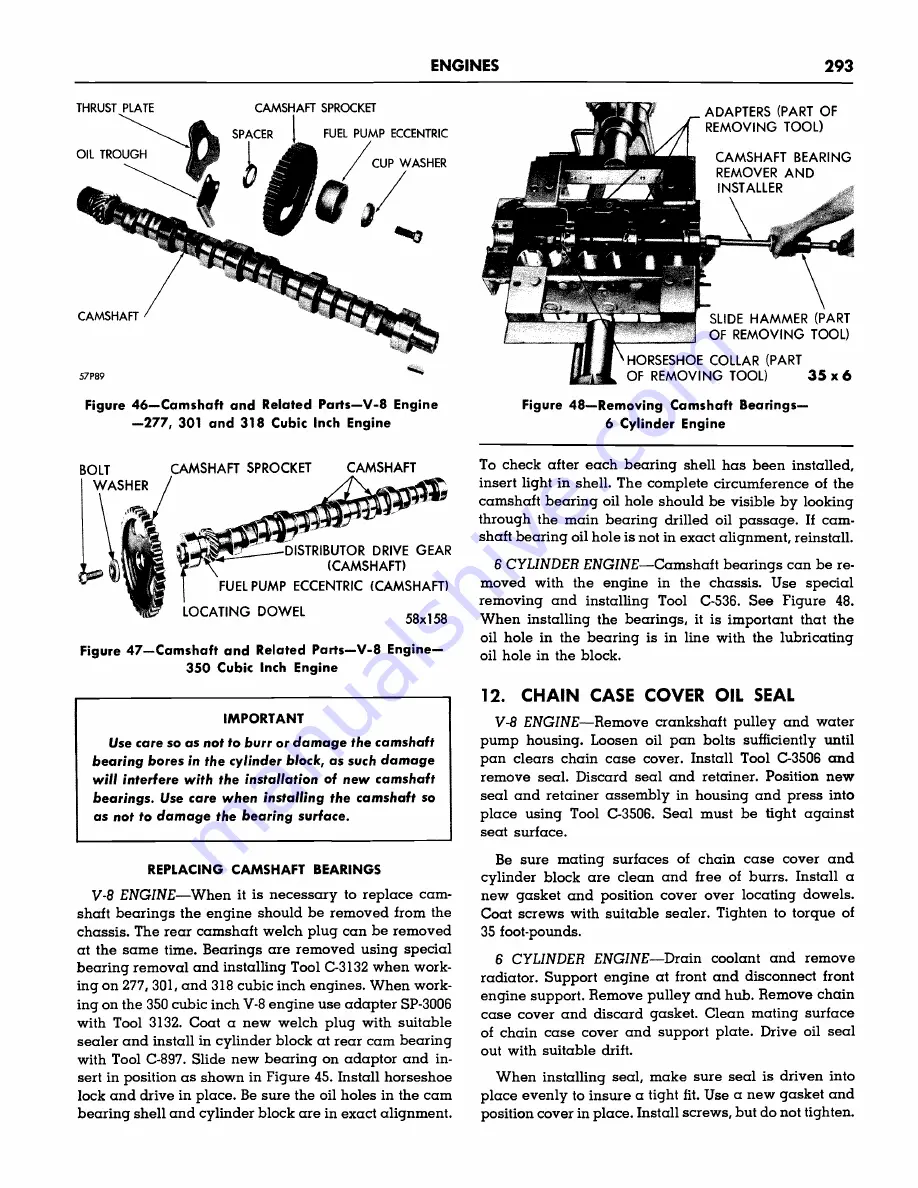 Plymouth Belvedere 1957 Service Manual Download Page 295