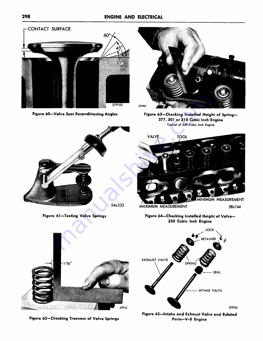 Plymouth Belvedere 1957 Service Manual Download Page 300