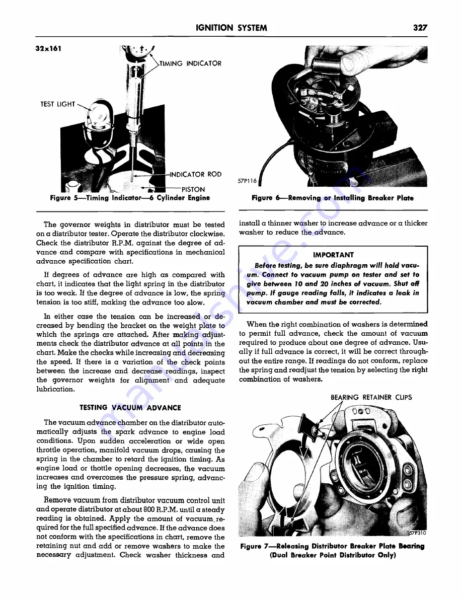 Plymouth Belvedere 1957 Service Manual Download Page 329