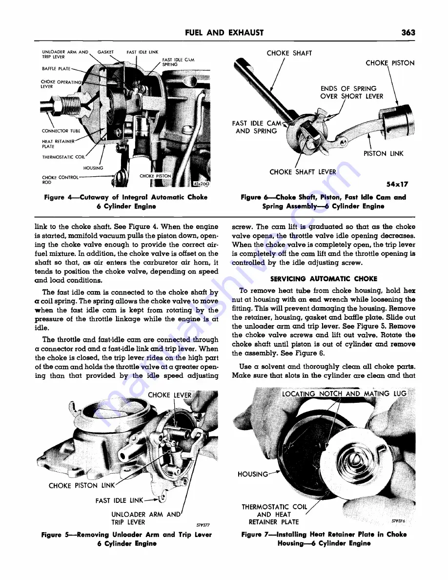 Plymouth Belvedere 1957 Service Manual Download Page 365