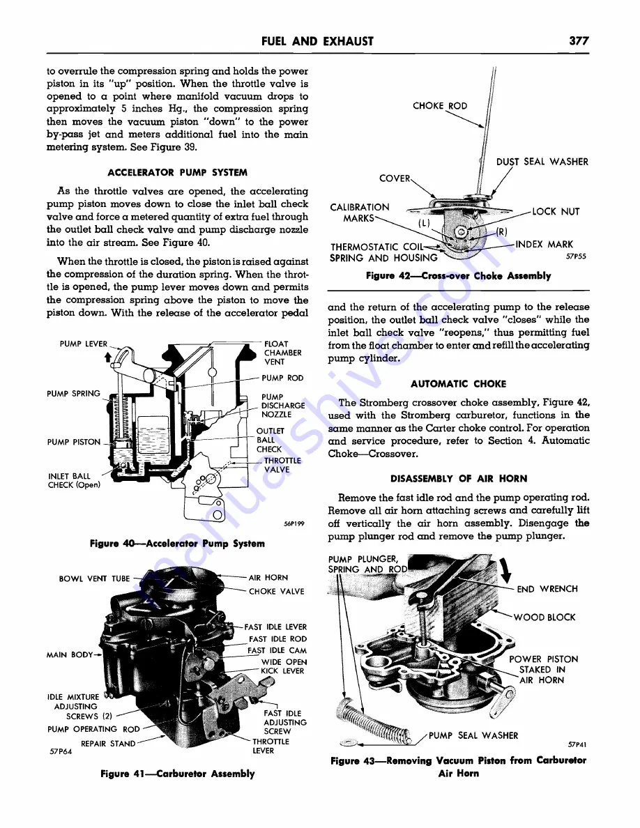 Plymouth Belvedere 1957 Service Manual Download Page 379