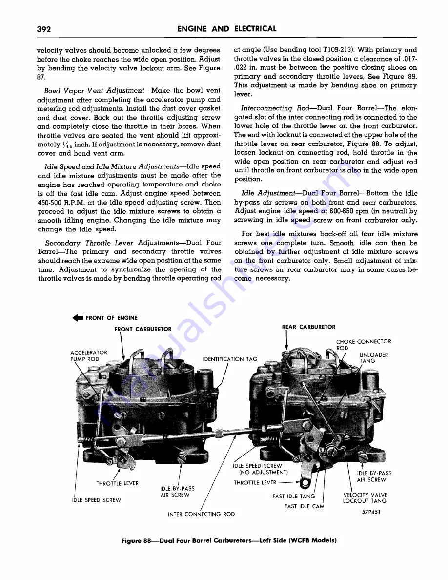 Plymouth Belvedere 1957 Скачать руководство пользователя страница 394