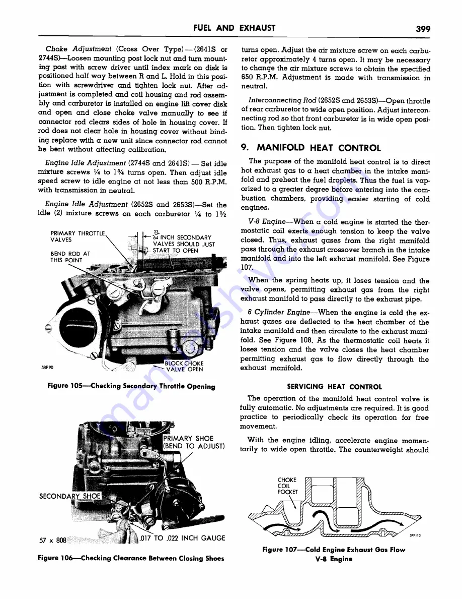 Plymouth Belvedere 1957 Service Manual Download Page 401