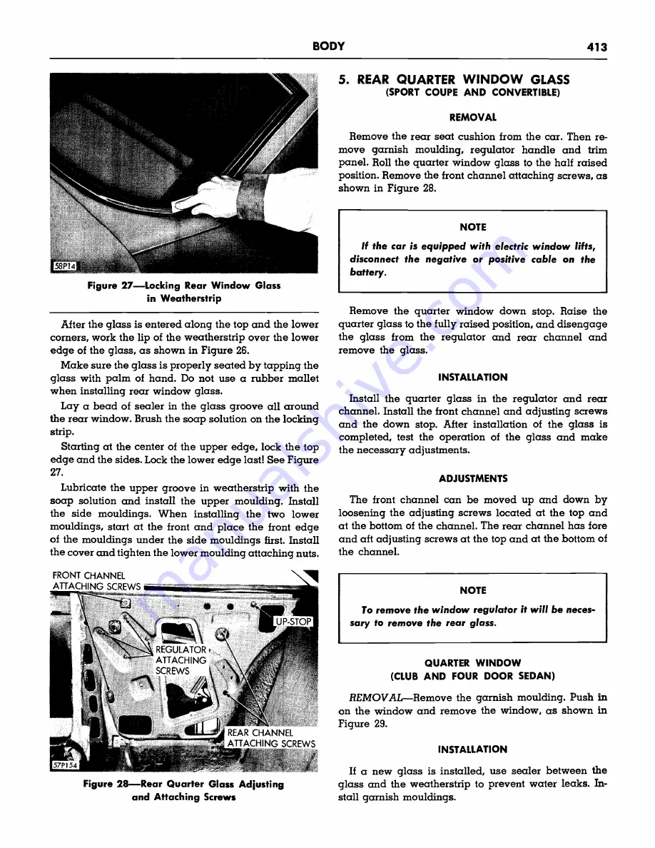 Plymouth Belvedere 1957 Service Manual Download Page 415