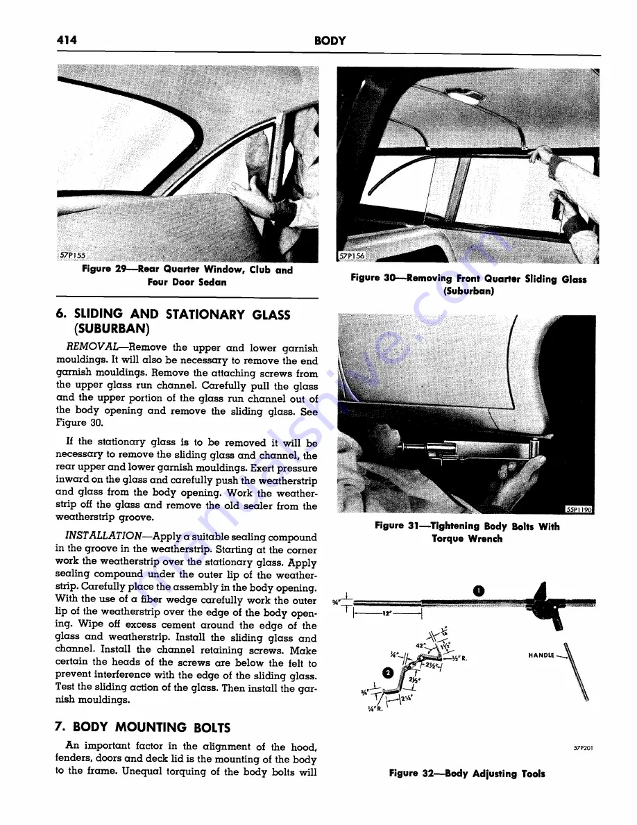 Plymouth Belvedere 1957 Service Manual Download Page 416