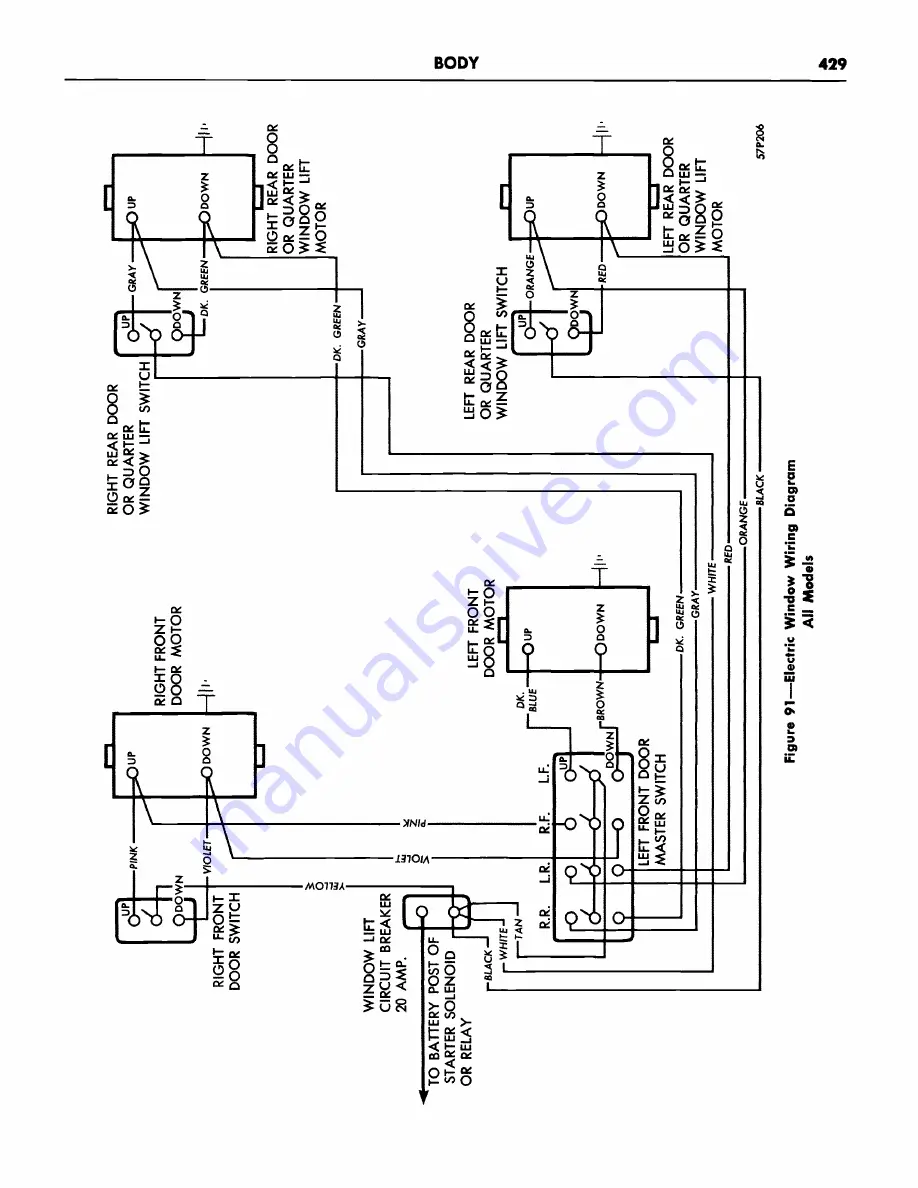 Plymouth Belvedere 1957 Service Manual Download Page 431