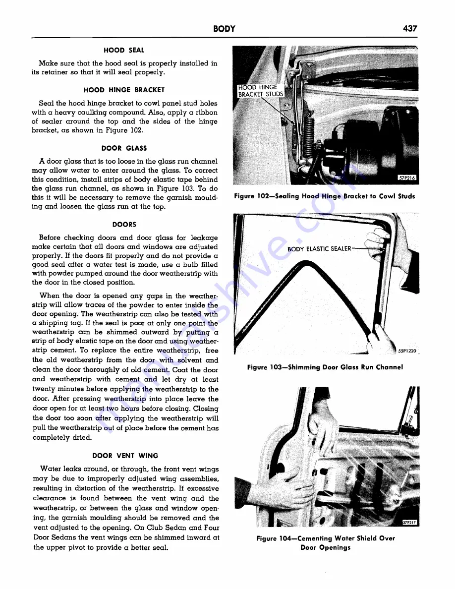 Plymouth Belvedere 1957 Service Manual Download Page 439