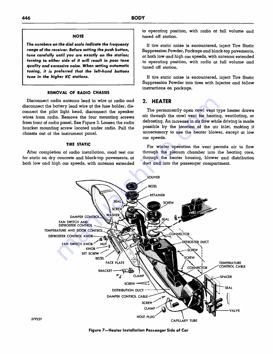 Plymouth Belvedere 1957 Service Manual Download Page 448