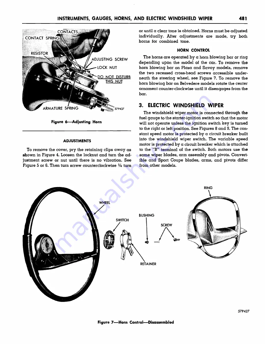 Plymouth Belvedere 1957 Скачать руководство пользователя страница 483