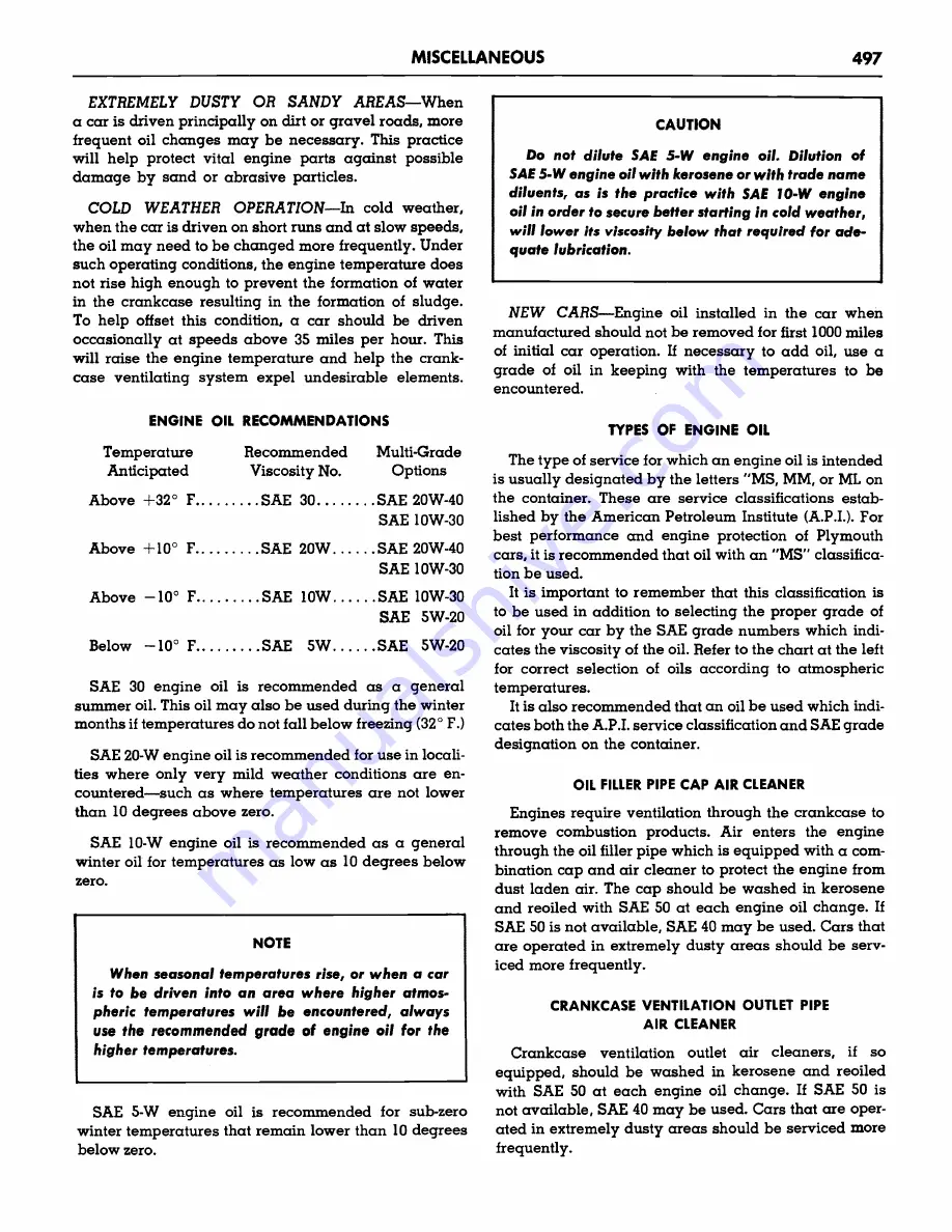 Plymouth Belvedere 1957 Service Manual Download Page 499