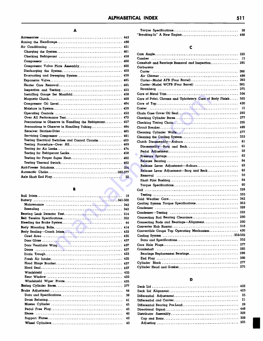 Plymouth Belvedere 1957 Service Manual Download Page 513