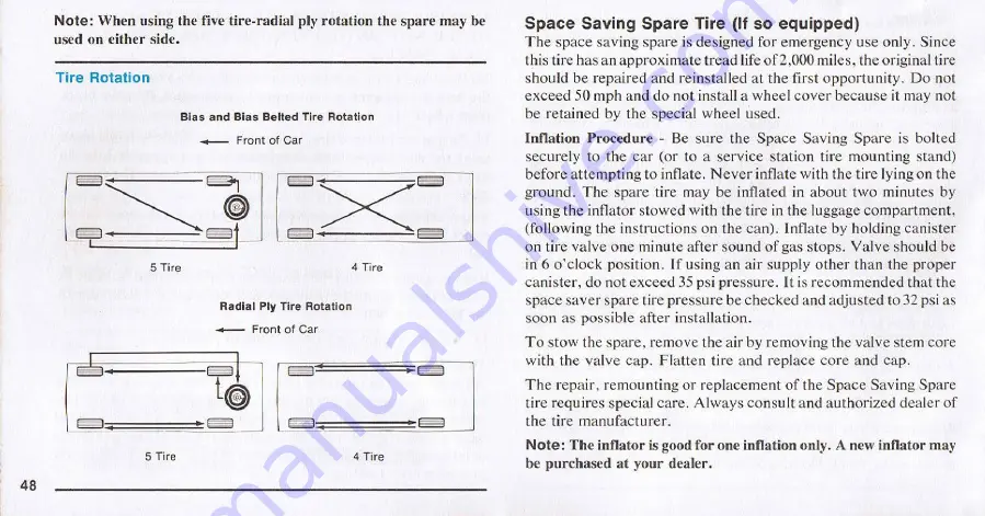 Plymouth Duster1976 Operator'S Manual Download Page 49