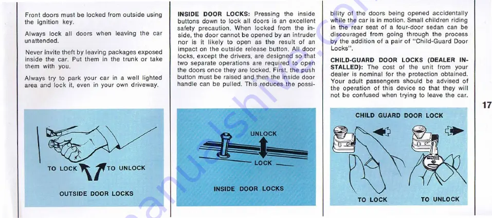 Plymouth Fury 1369 Operator'S Manual Download Page 18