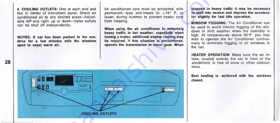 Plymouth Fury 1369 Operator'S Manual Download Page 29