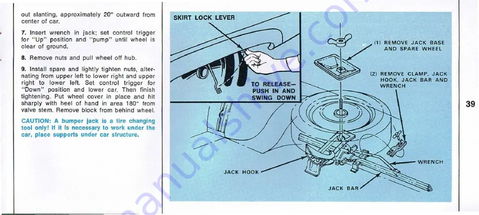 Plymouth Fury 1369 Operator'S Manual Download Page 40