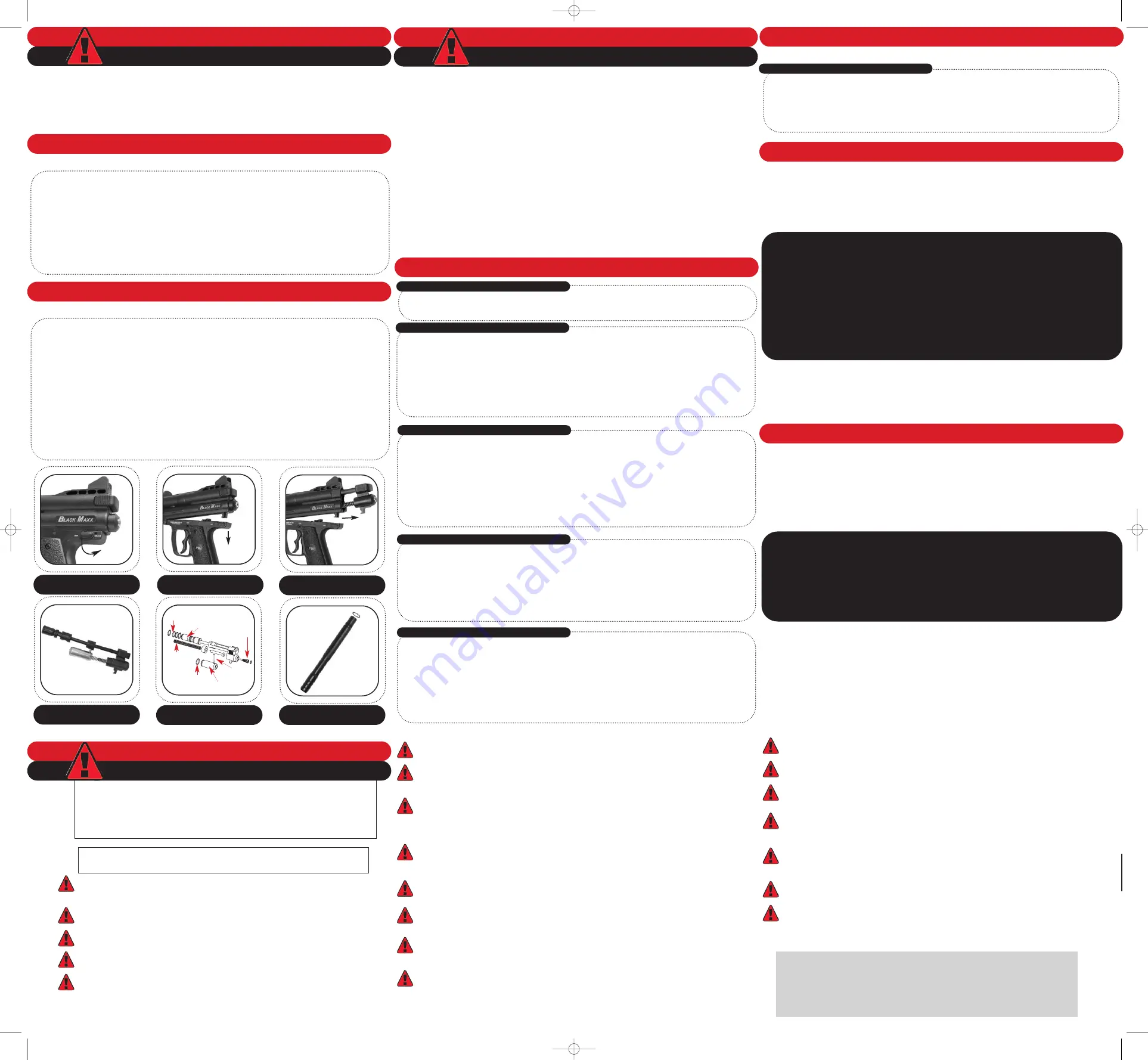 PMI BlackMaxx Operator'S Manual Download Page 2