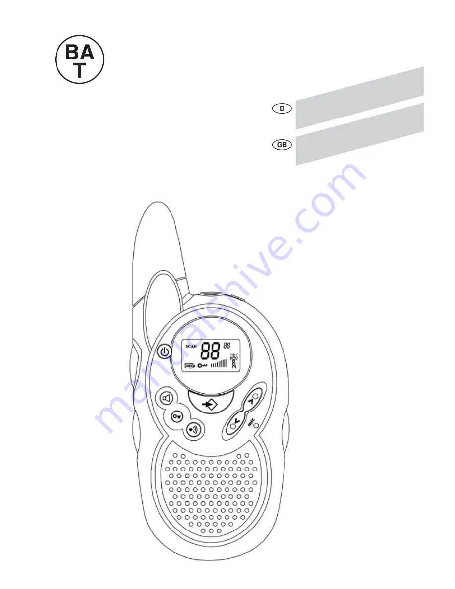 PMR TRX 3000 User'S Manual And Operating Instructions Download Page 1