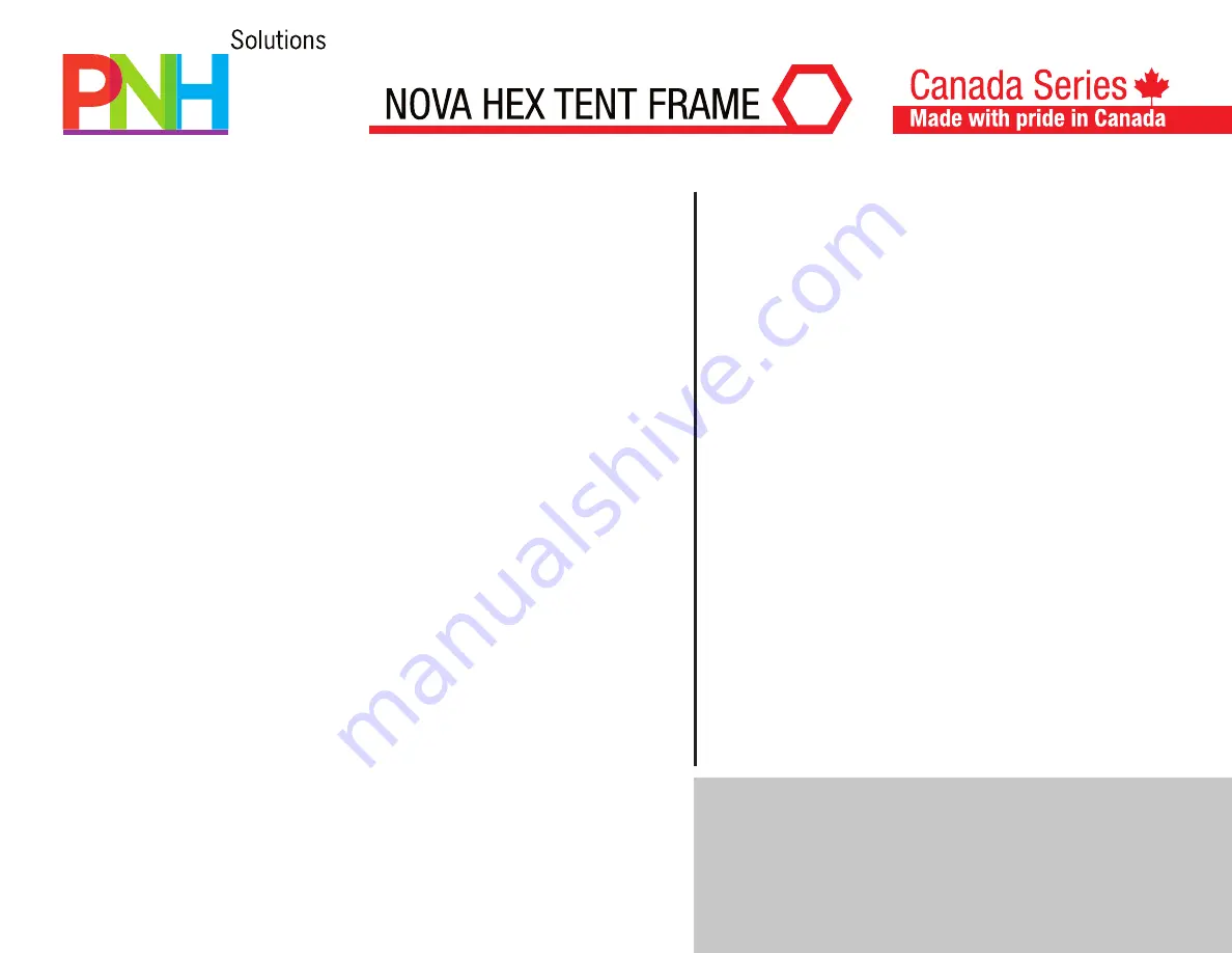 PNH Canada Series User Manual Download Page 1