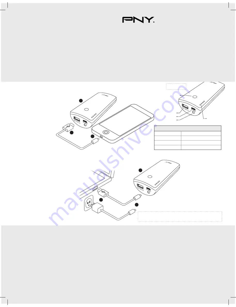 PNY PowerPack 4400 Скачать руководство пользователя страница 1