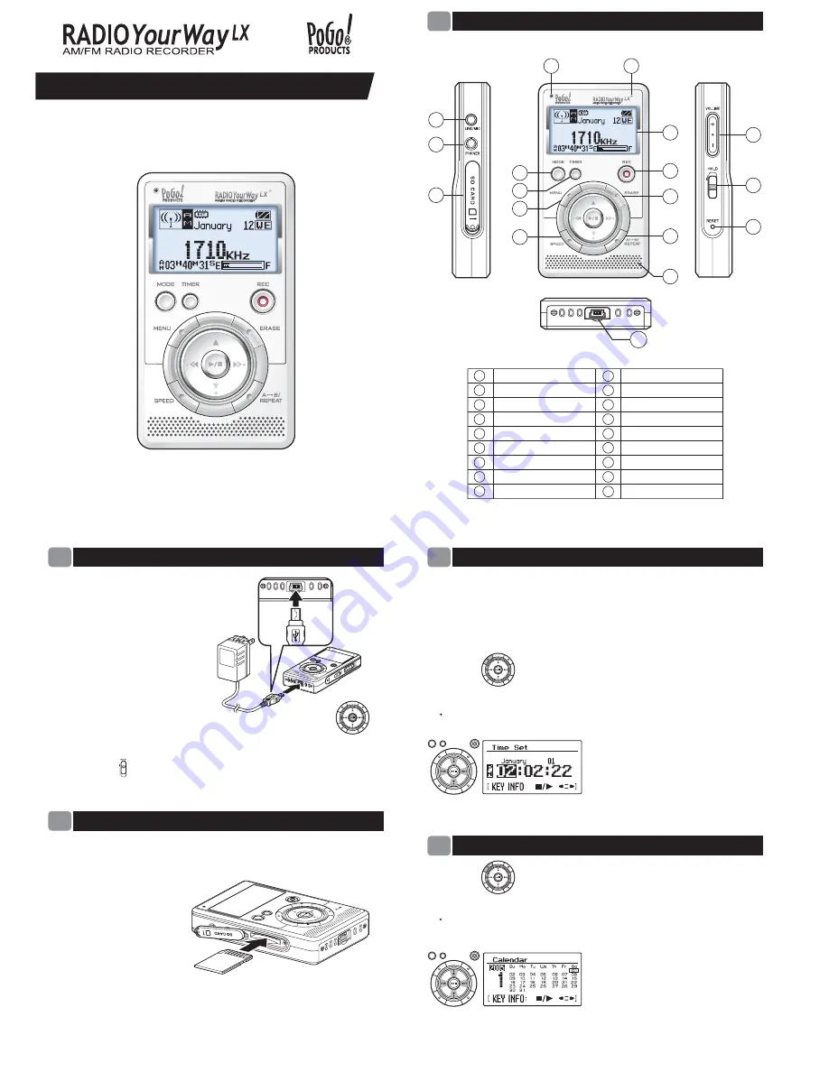 Pogo RADIO YourWay LX Quick Start Manual Download Page 1