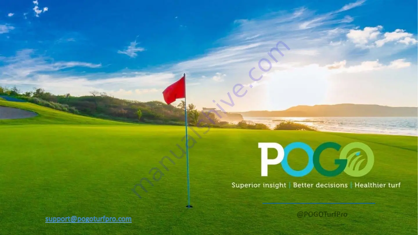 Pogo Turf Pro System Manual Download Page 1