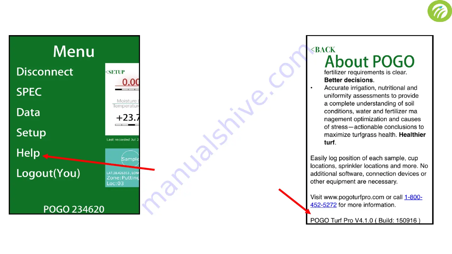 Pogo Turf Pro System Manual Download Page 64